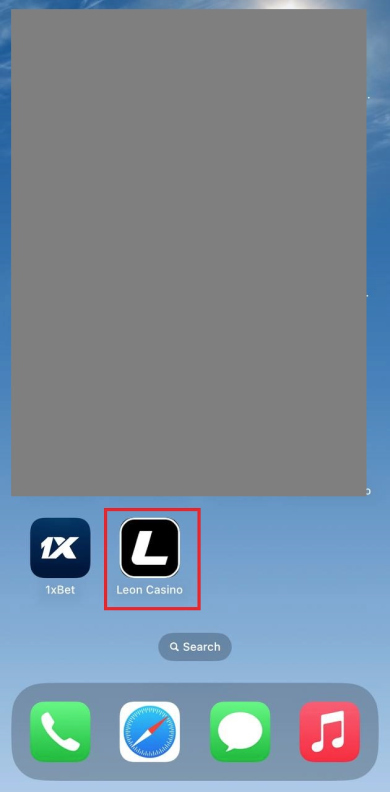 Leon Casino on your iPhone desktop