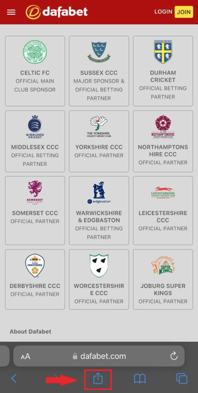 Mobile version of Dafabet Casino