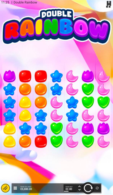 Double Rainbow playing field in the app