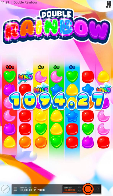 Double Rainbow in-app winnings